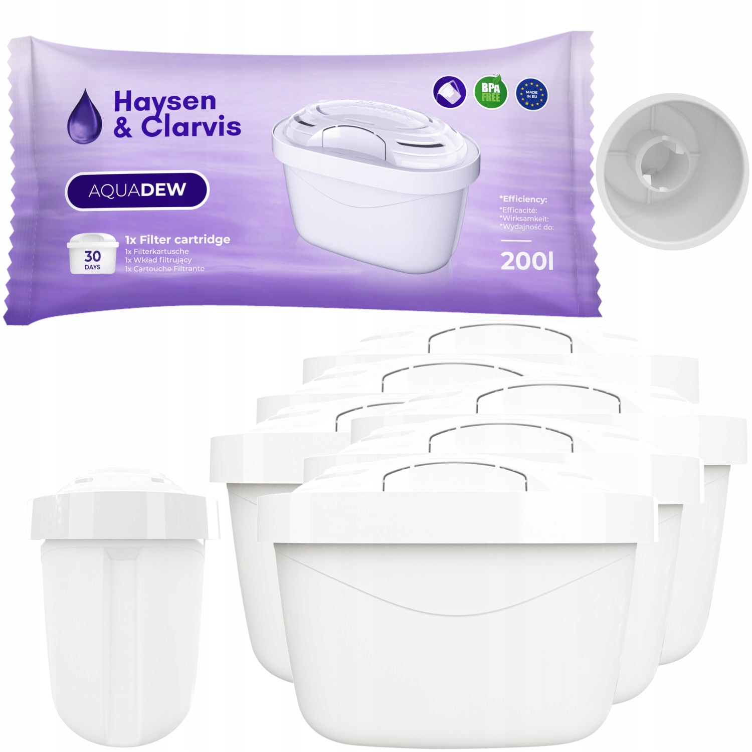 Filtračná vložka Haysen & Clarivis Aquadew 6 ks.